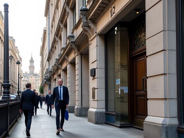 Exterior of 12 Fleet Street in London, showing historic architecture near the legal district